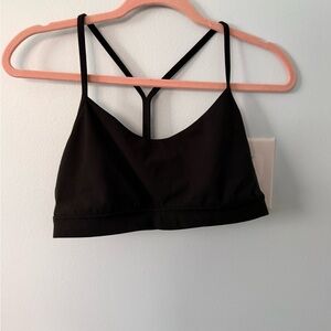 Lululemon Athletica Black Strappy Sports Bra